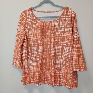 Uv skinz womens xl sun spf swim top Papaya color shirt stretch sun protector